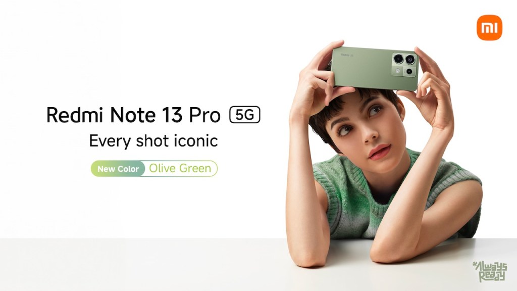 Redmi Note 13 Pro 5G Kini Hadir dengan Warna Olive&nbsp;Green!